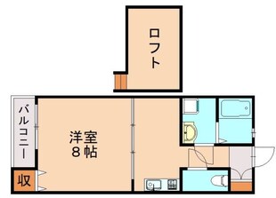 トレビアン本城の物件間取画像